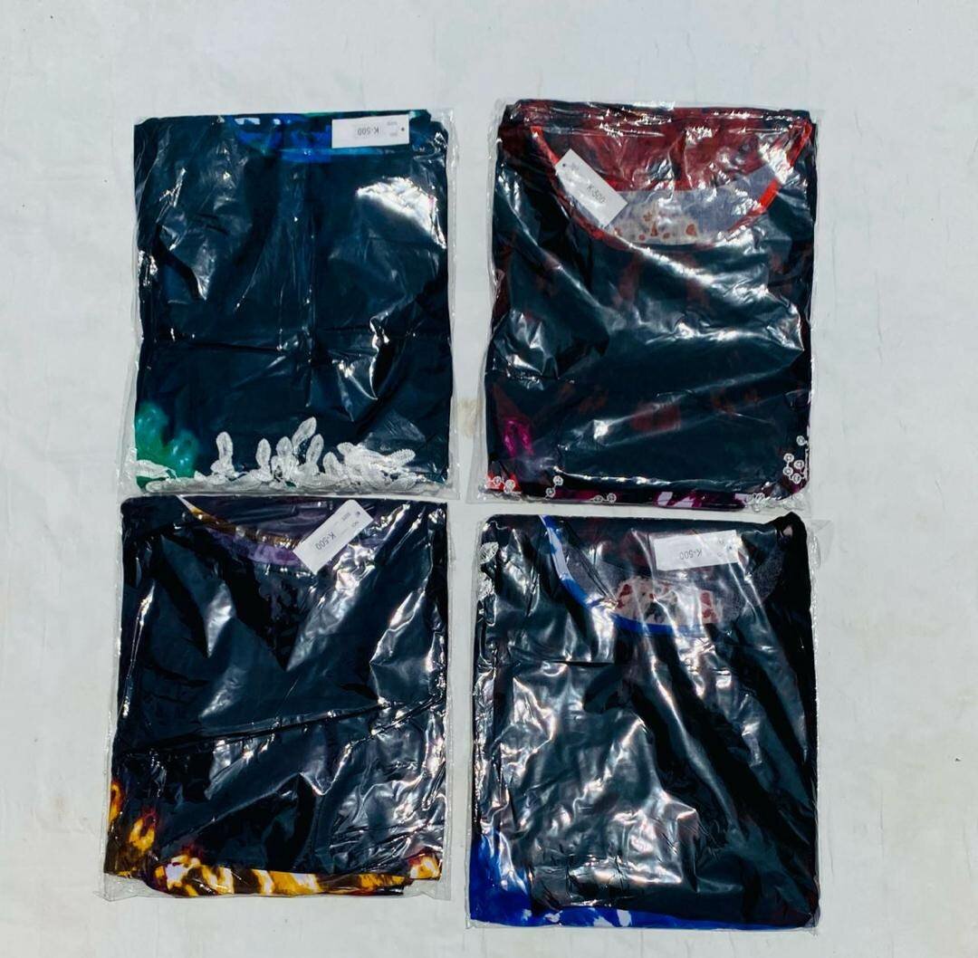 Long Bubu dress with pockets and scarf