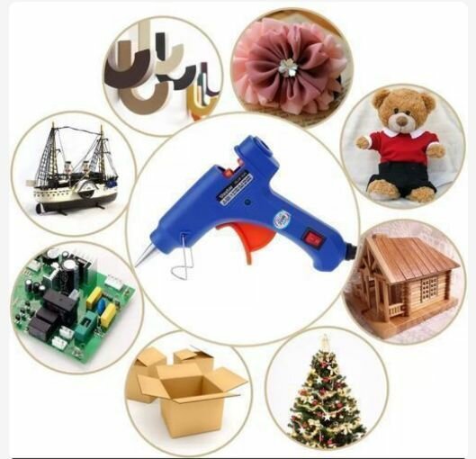 Pistolet à colle+ 5 battons de colle