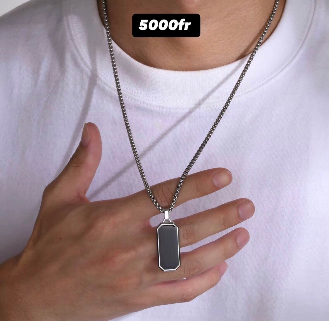 Collier Pendentif Homme Élégant
