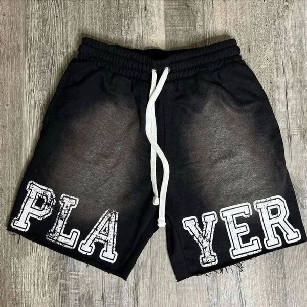 Short de sport noir pour homme PLAYER