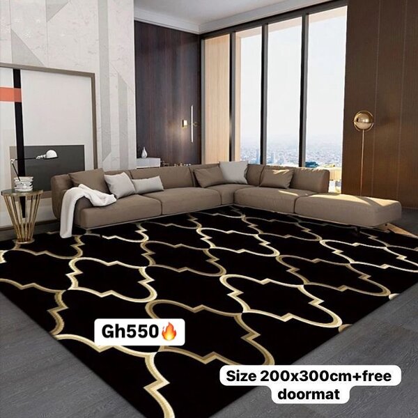 Luxurious and soft patterned carpet