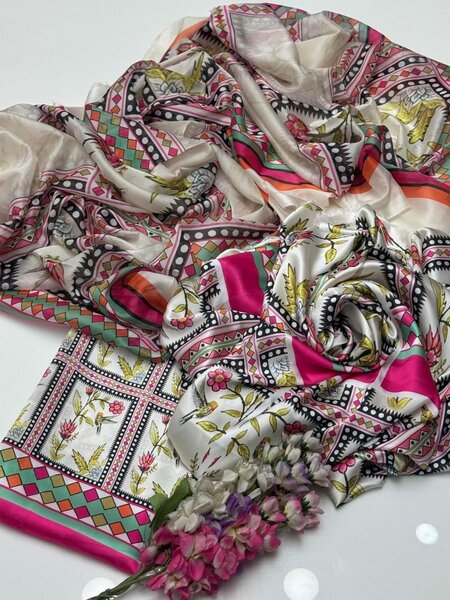 3 PCs silk dress