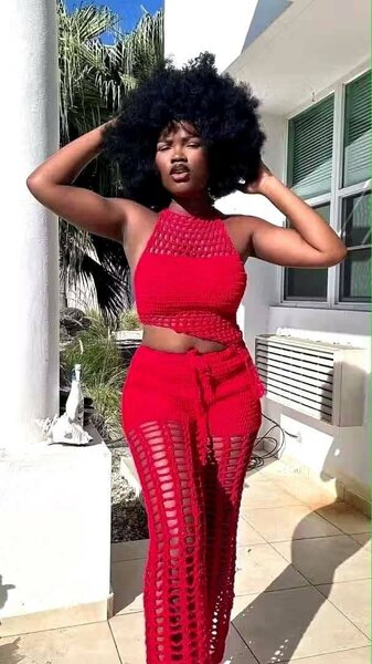 Robe de plage crochet