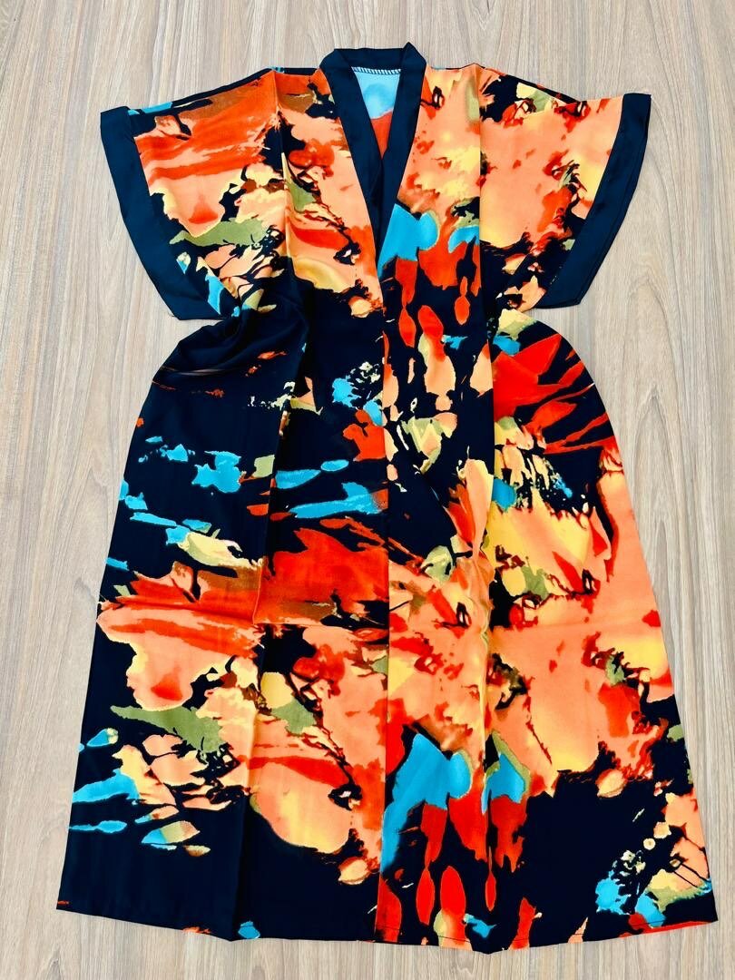 Bubu dress with fringes