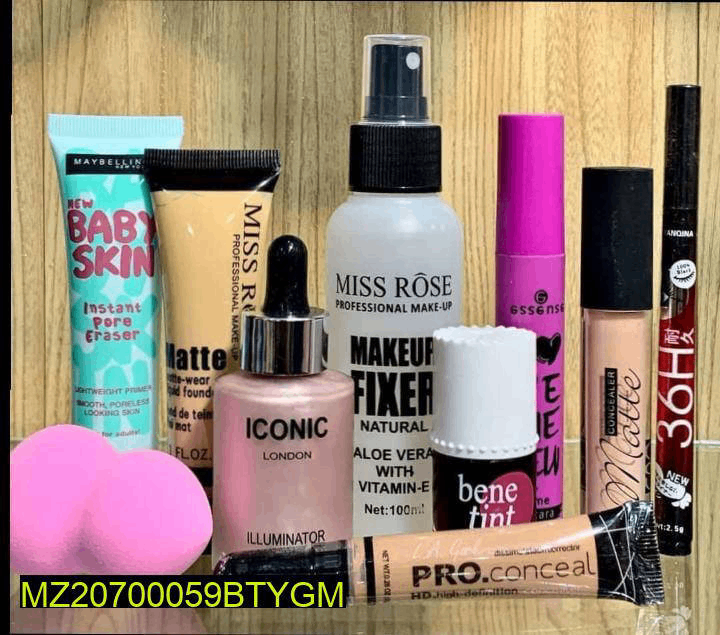 Set of 10 Makeup Accessories