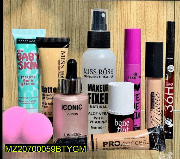 Set of 10 Makeup Accessories