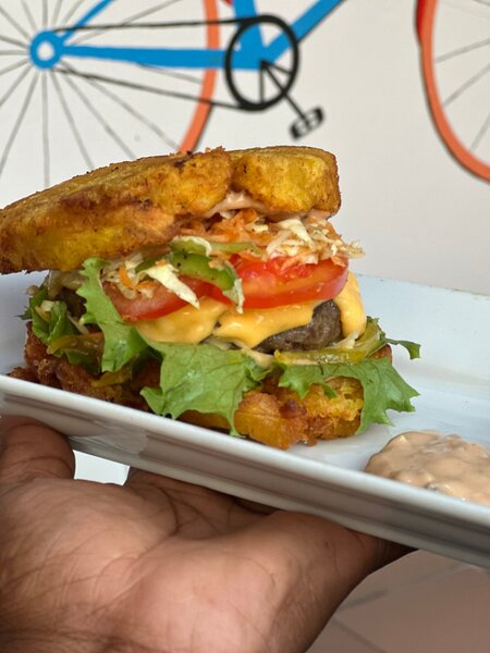 Burger plantain