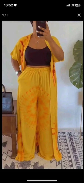 Ensemble de kimono et pantalon femme