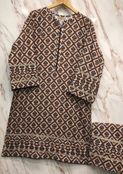 Khaddar 2 Peace Suit