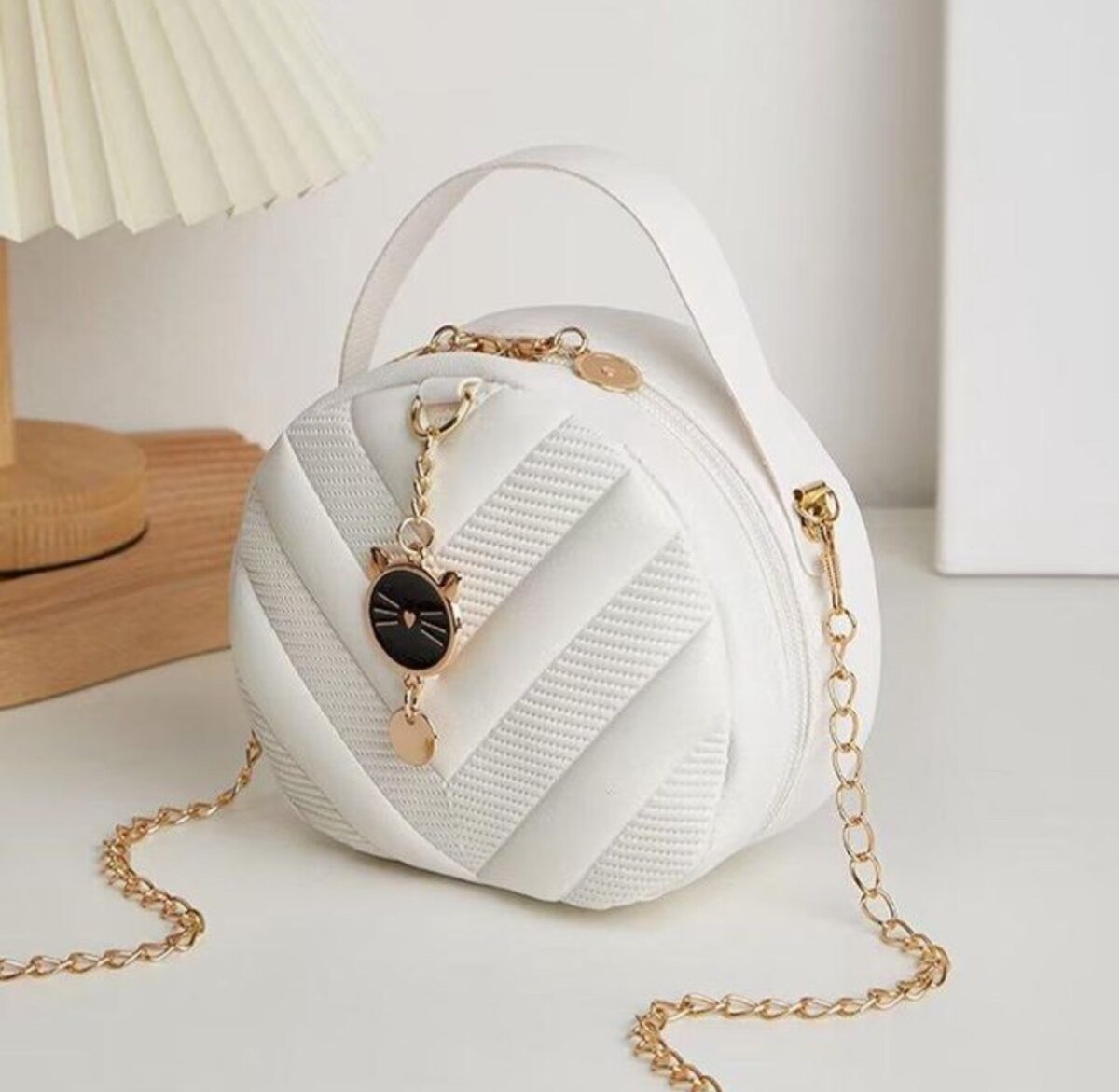 Women Crossbody Bag Leather Shoulder Bag For Ladies Chain