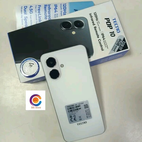 Smartphone Tecno Pop 10 4G 128GB