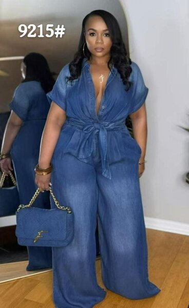 Combinaison en jean élégante