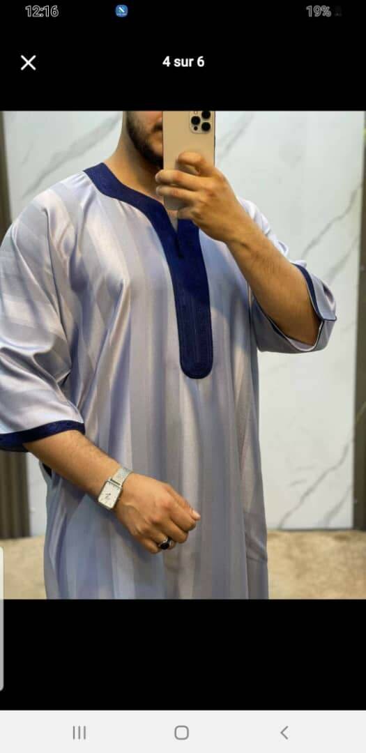 Boubou marocain homme