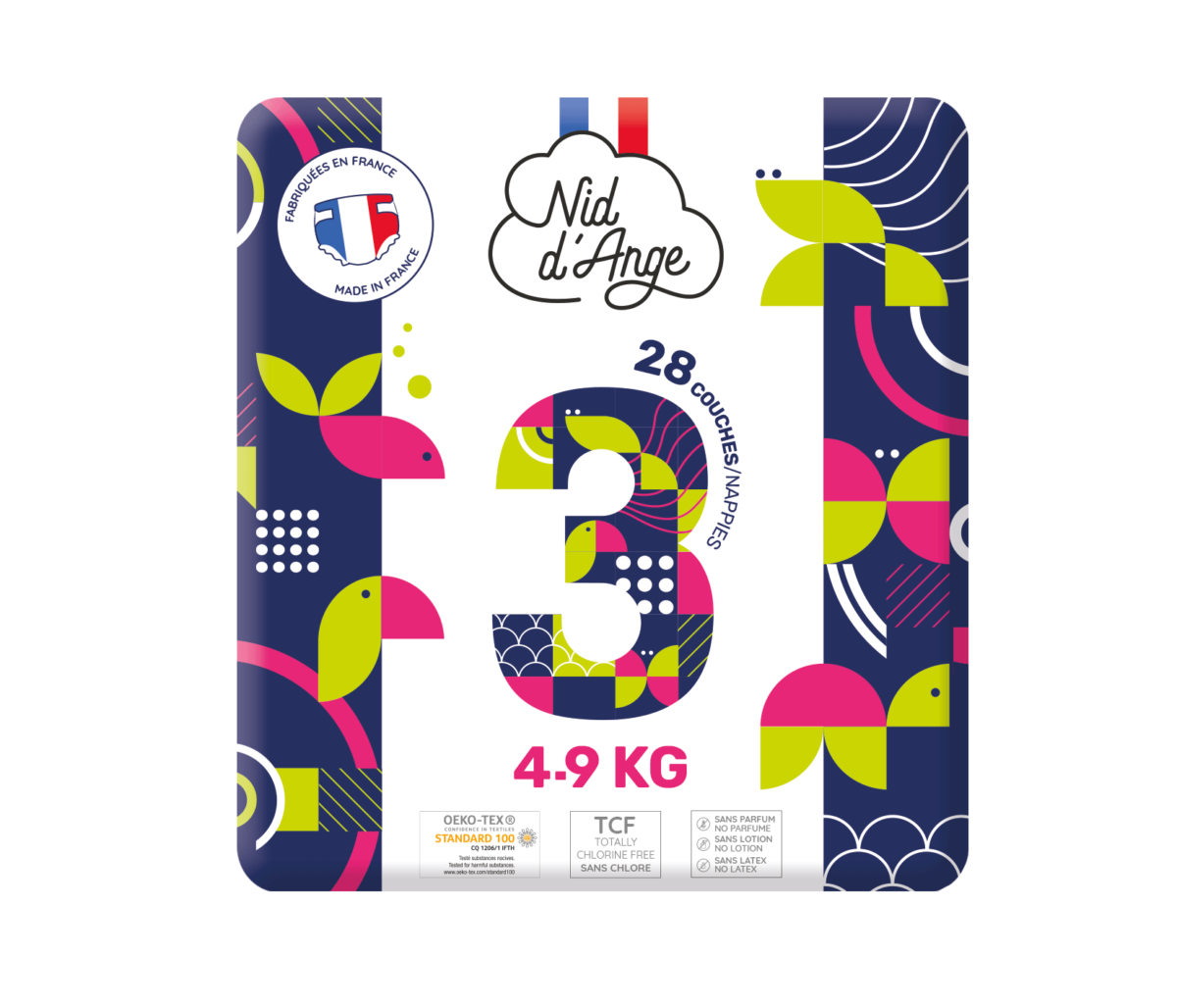 Couches Nid d'Ange 4-9 kg