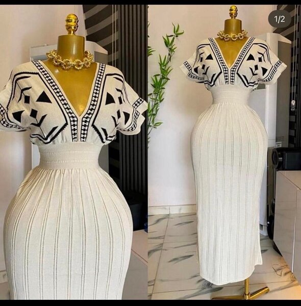 Robe élégante en tricot