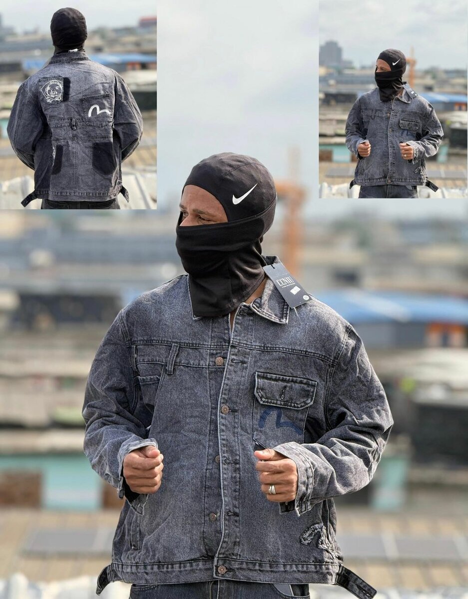 Veste en jean tendance homme