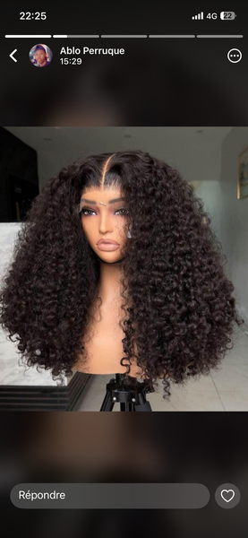 Perruque Bouclée Naturelle