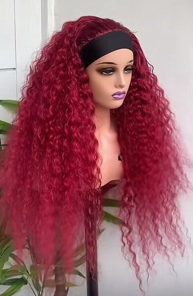 Perruque Synthétique avec Bandeau