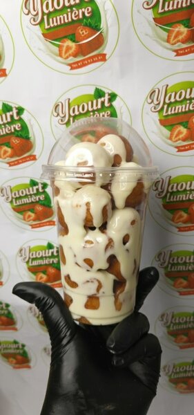 Boume de neige chocolat blanc