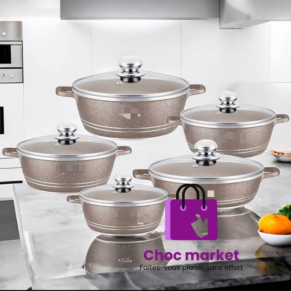 Casseroles anti adhésif 5 lots