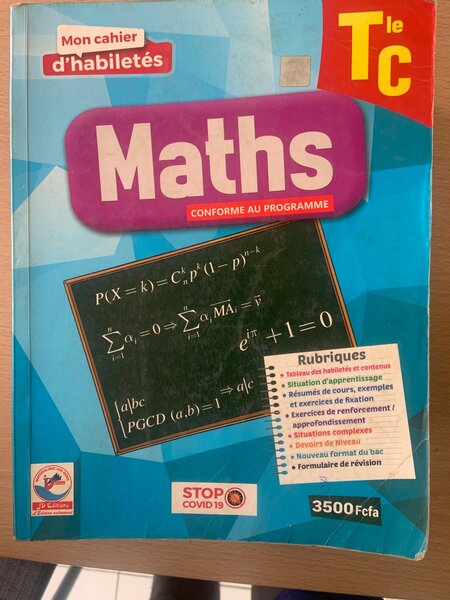 Livre de Mathématiques Terminale SM