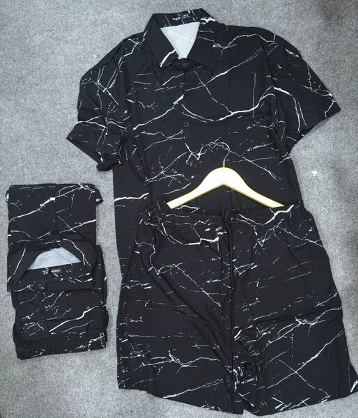 Ensemble chemise et short floral