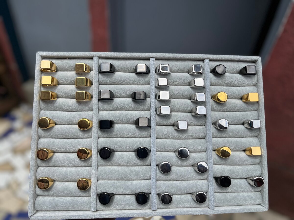 Bagues élégantes pour hommes