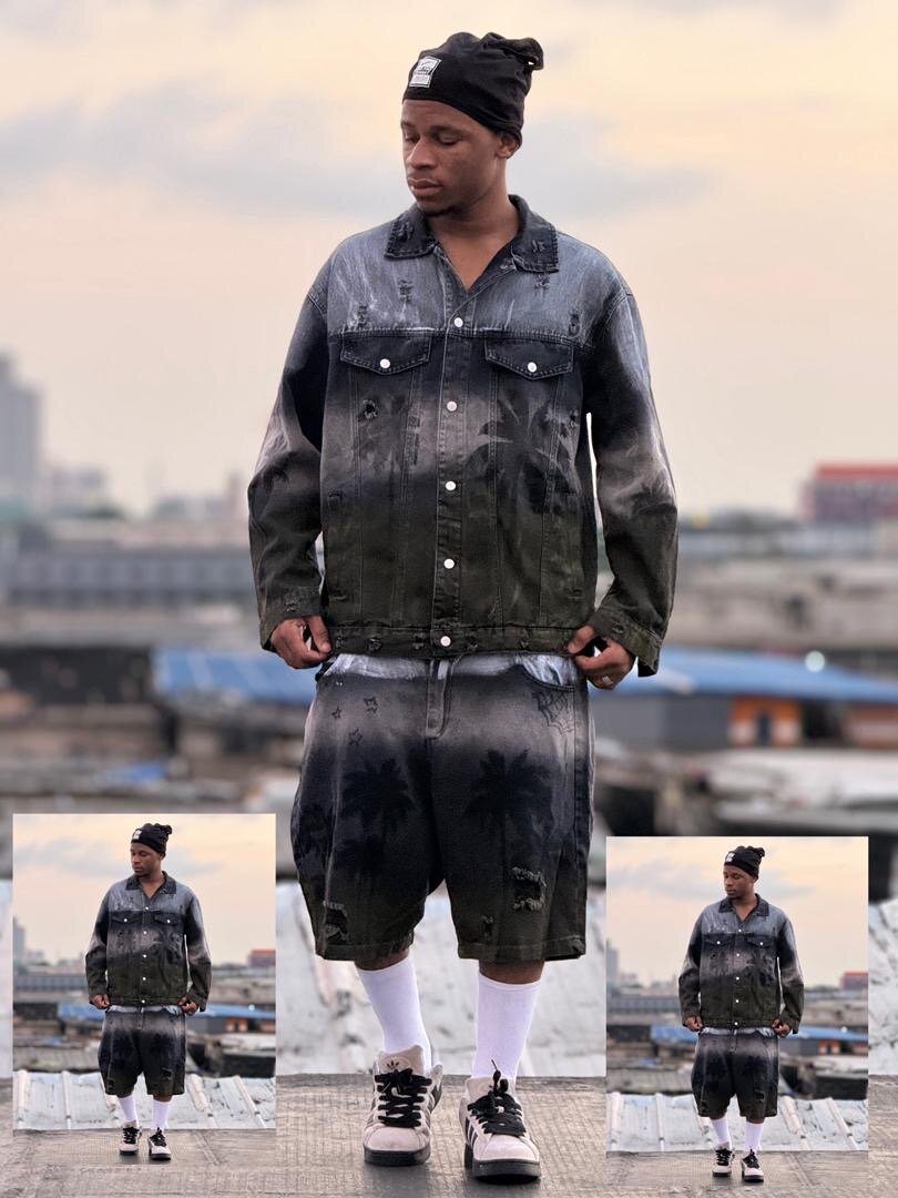 Ensemble denim décontracté