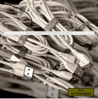 Bestin Branded Cable Original Cable iPhone Data Cable USB to Lightning Cable - 3A FAST Charging & Syncing Compatible to iPhone XS Max/X/8/7/Plus/6S/6/SE/5S iPad - Imported with HEAT I-C Data Cable for iPhone Imported cable