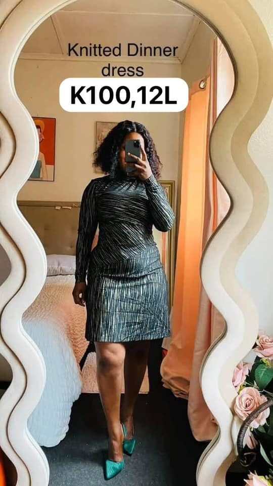 knitted dinner dress