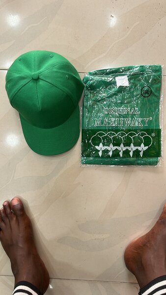 Casquette verte unisexe