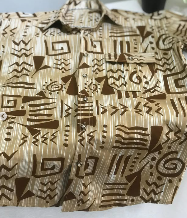 African print shirt for Men