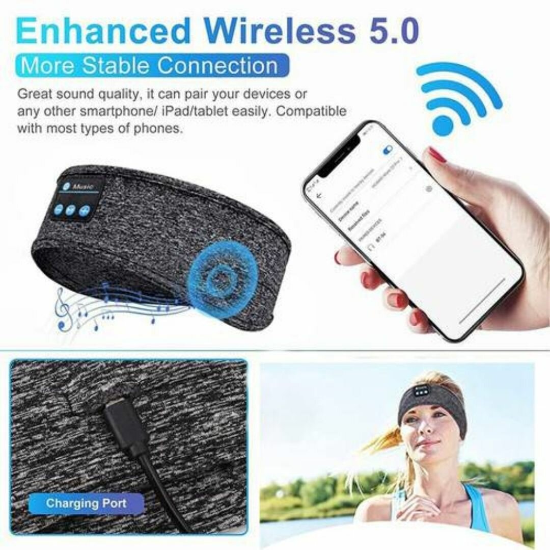 Bluetooth music headband