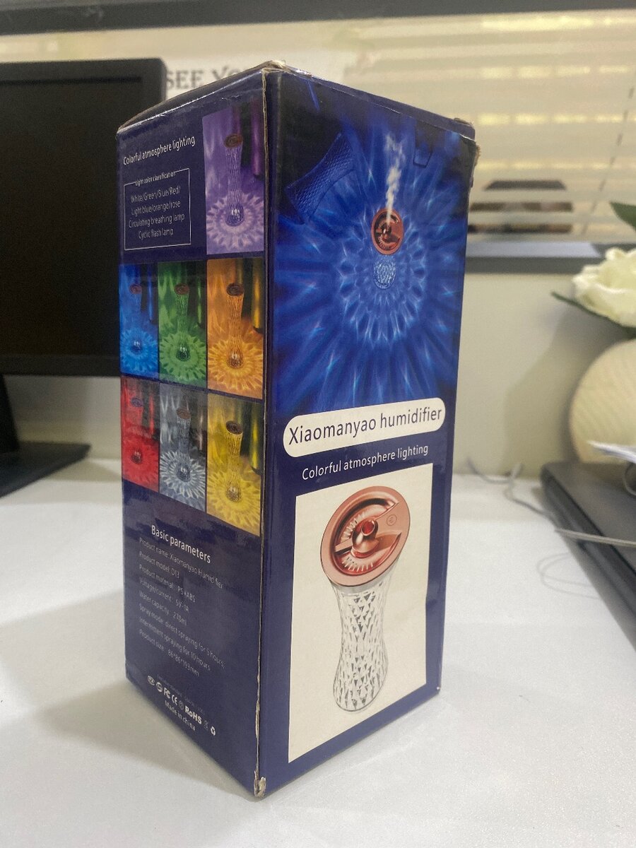 Crystal light humidifier