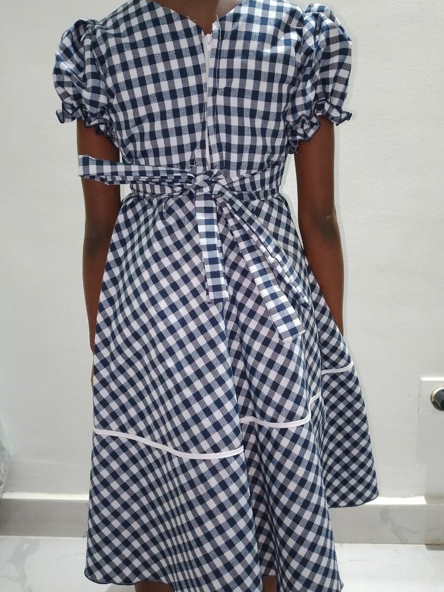 Robe Fille à Carreaux CP1/CP2