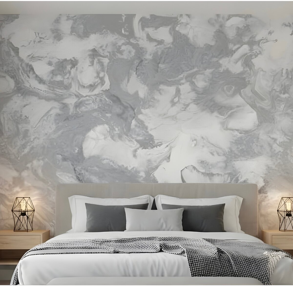 Papier peint marbré élégant