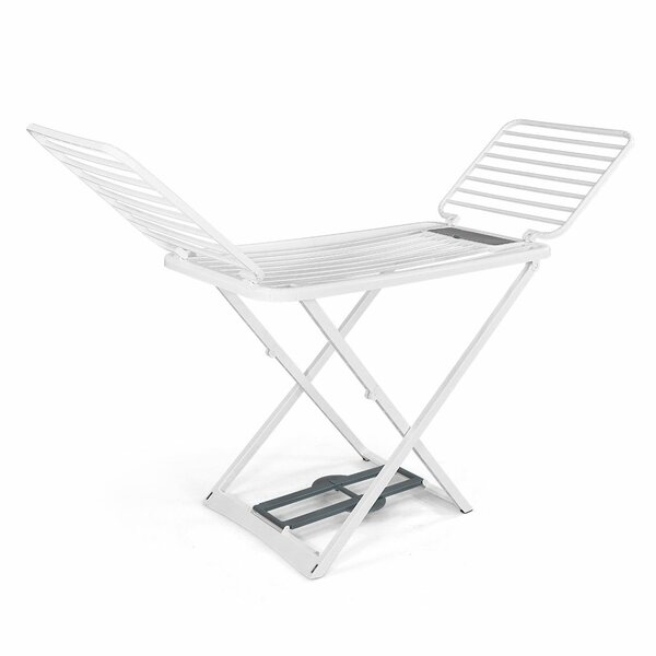 Séchoir à linge pliant blanc