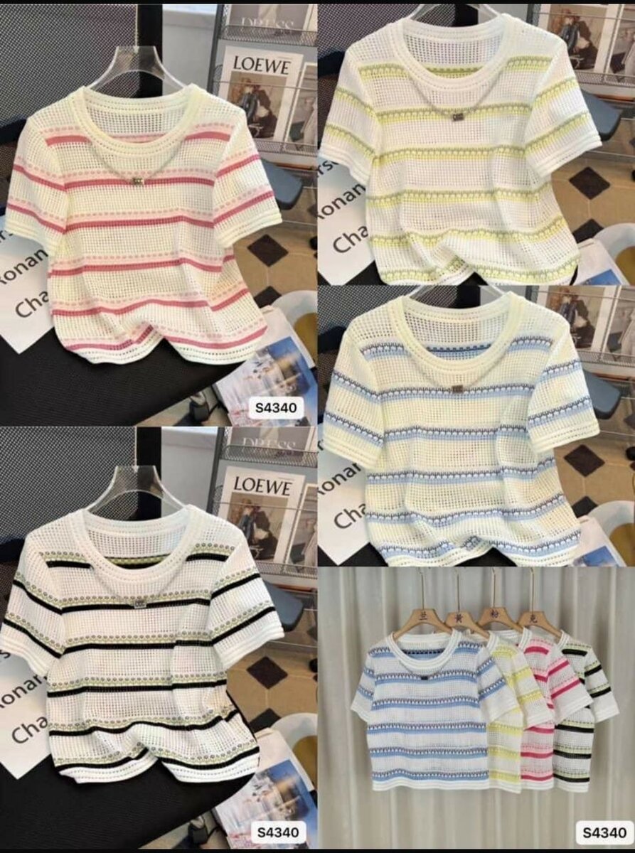 Polos rayés élégants