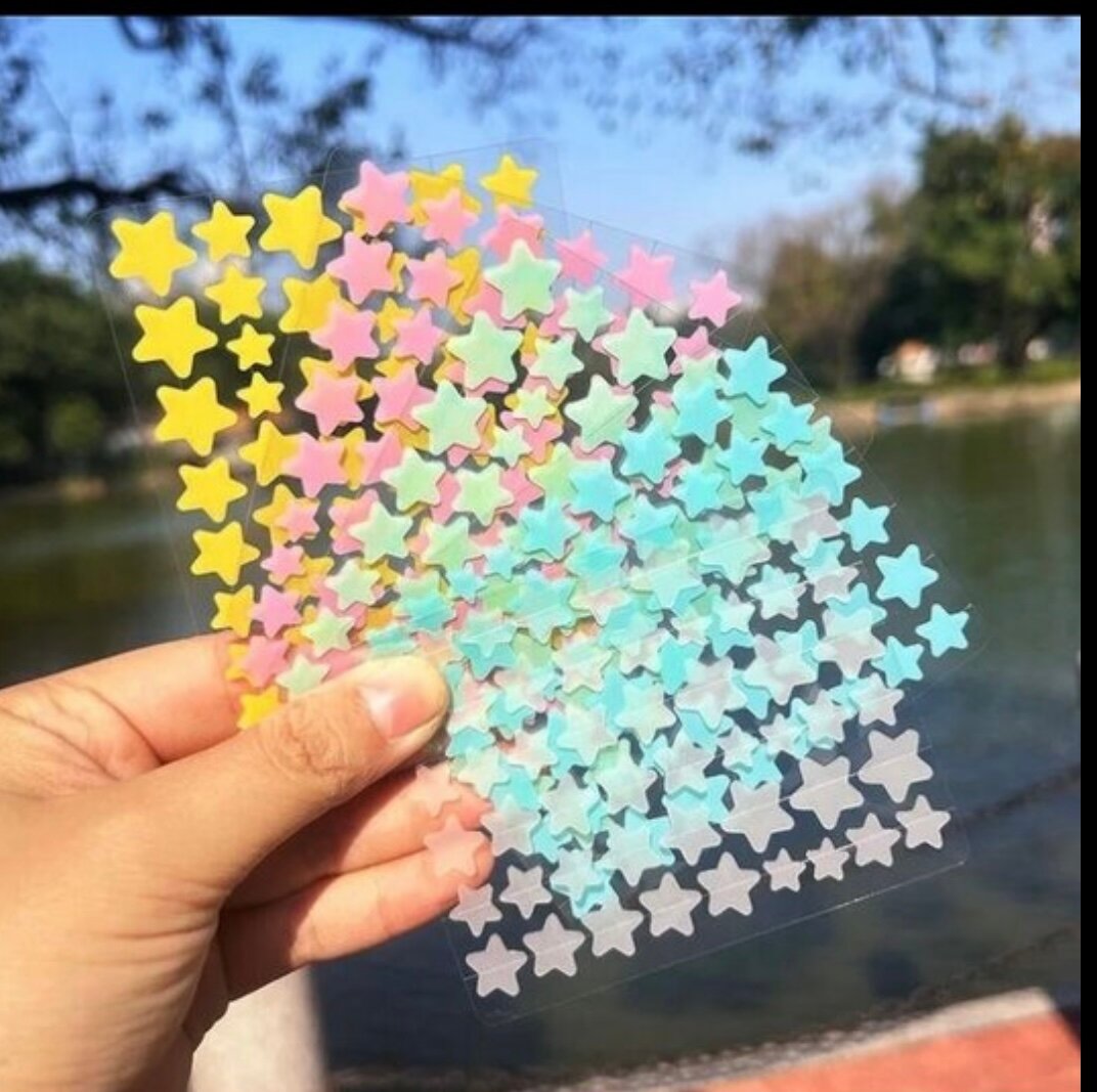 Patch étoiles anti-acné colorées