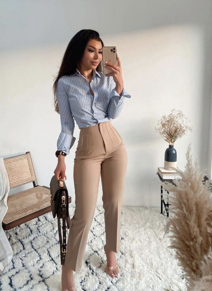 Pantalon Zara taille haute