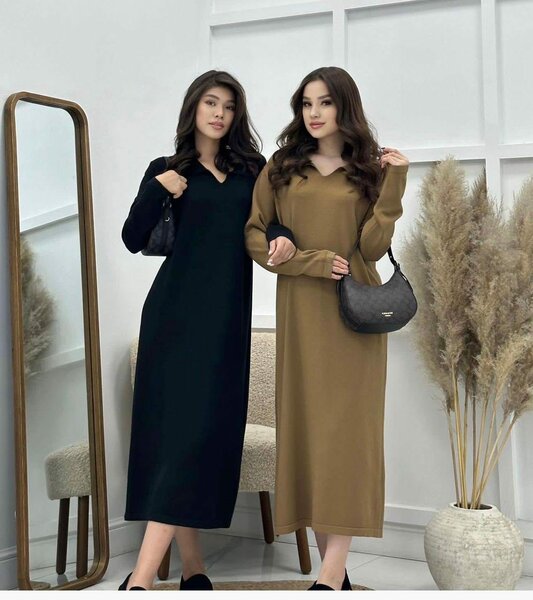 Платье осень зима