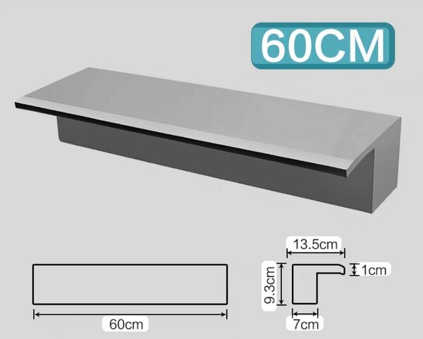 2ft Waterfall fountain blade