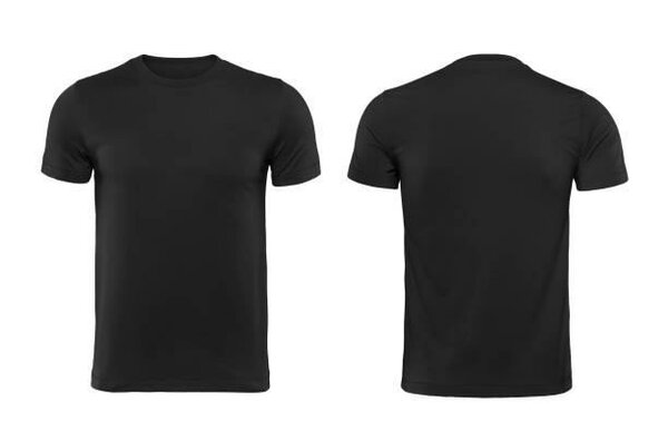 T-shirt noir basique homme