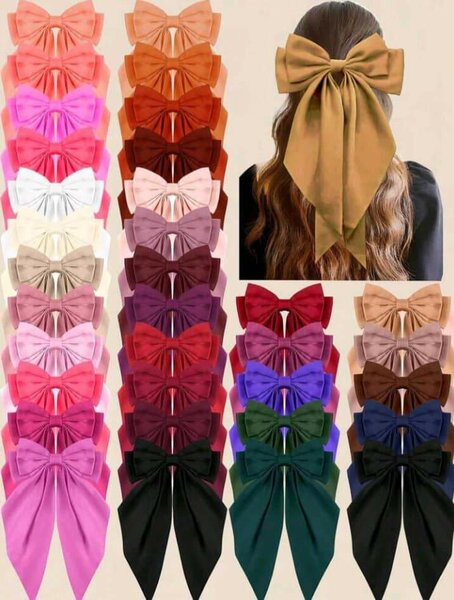 Grand Nœud Papillon Cheveux