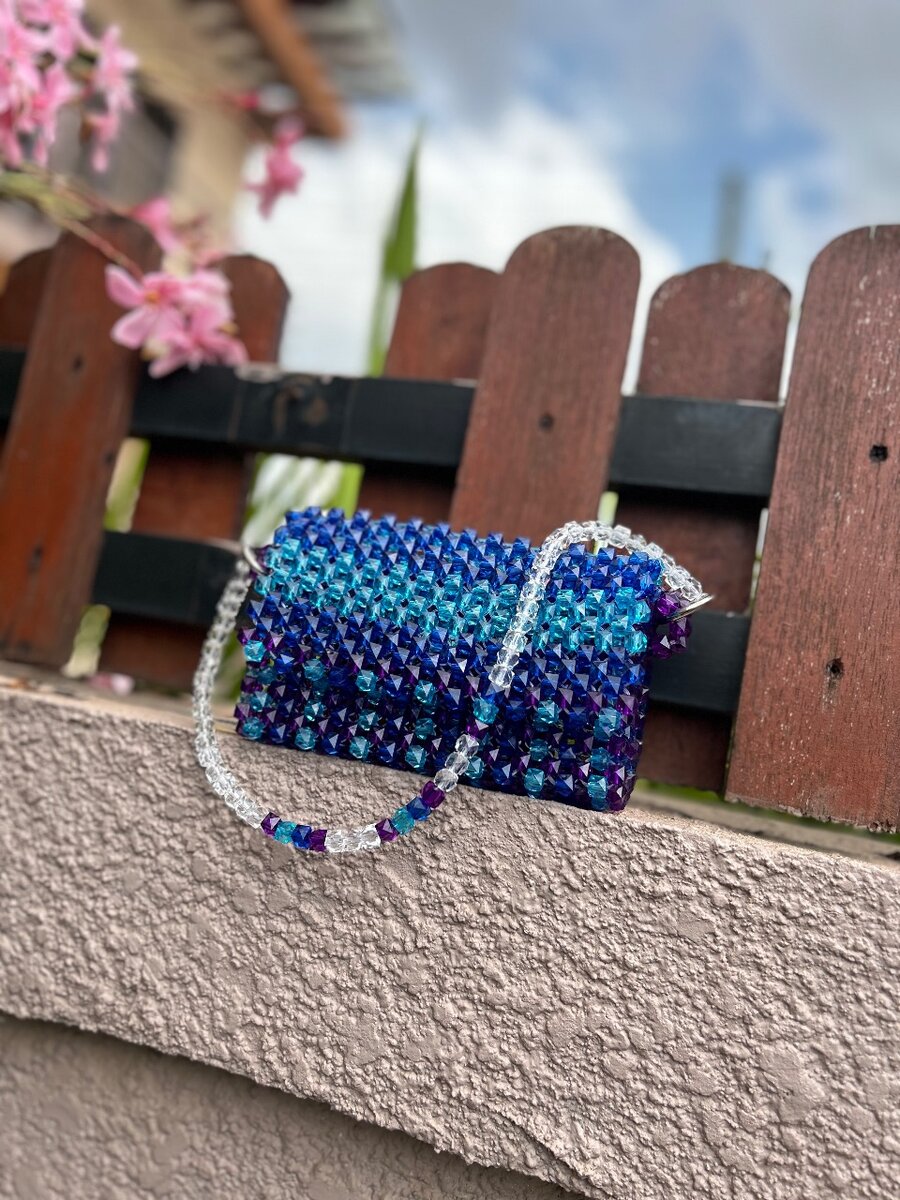 Small beaded handbag