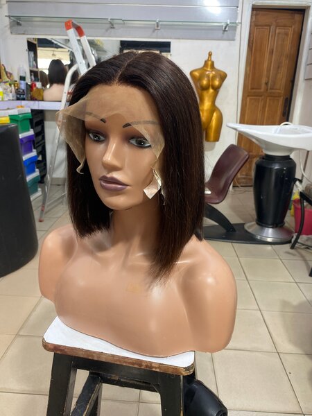 Brown Bob Lace Front Wig for Women