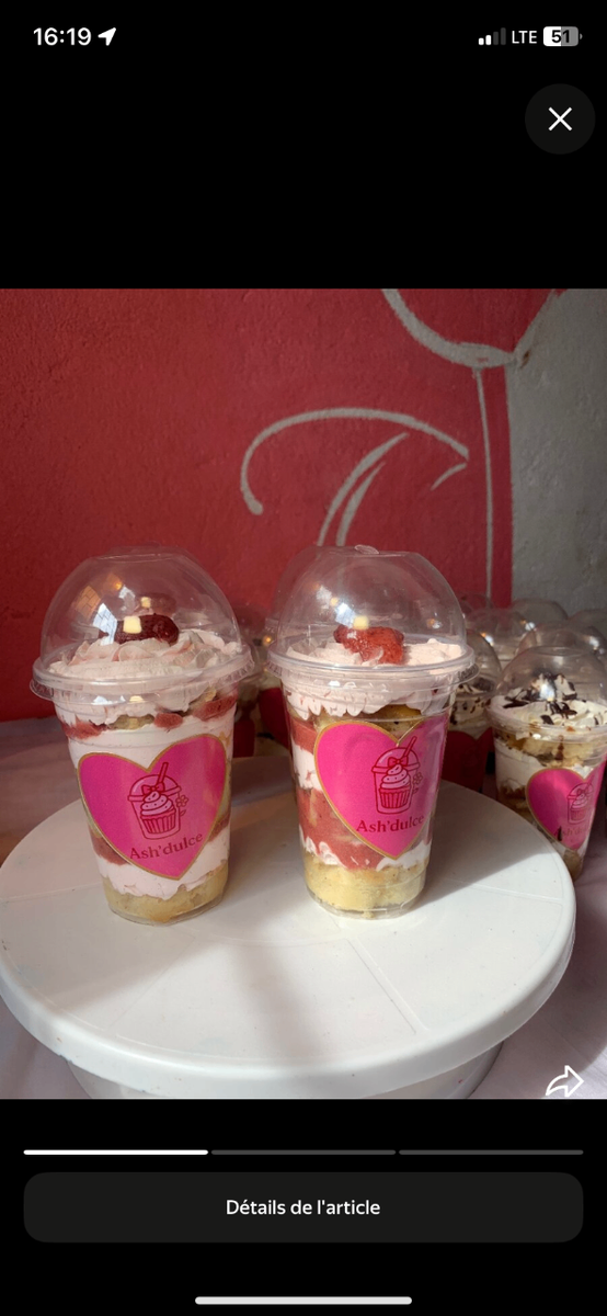 Delish cup saveur fraise