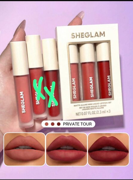 Set de Mini Rouges à Lèvres SHEGLAM