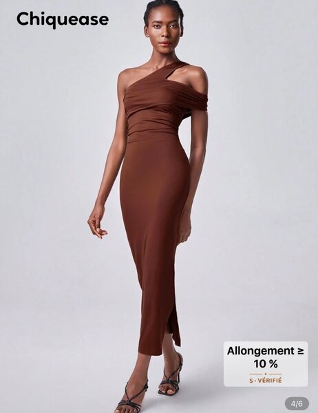 Robe asymétrique élégante