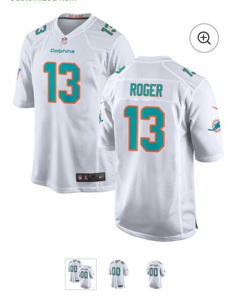 Maillot de football Dolphins